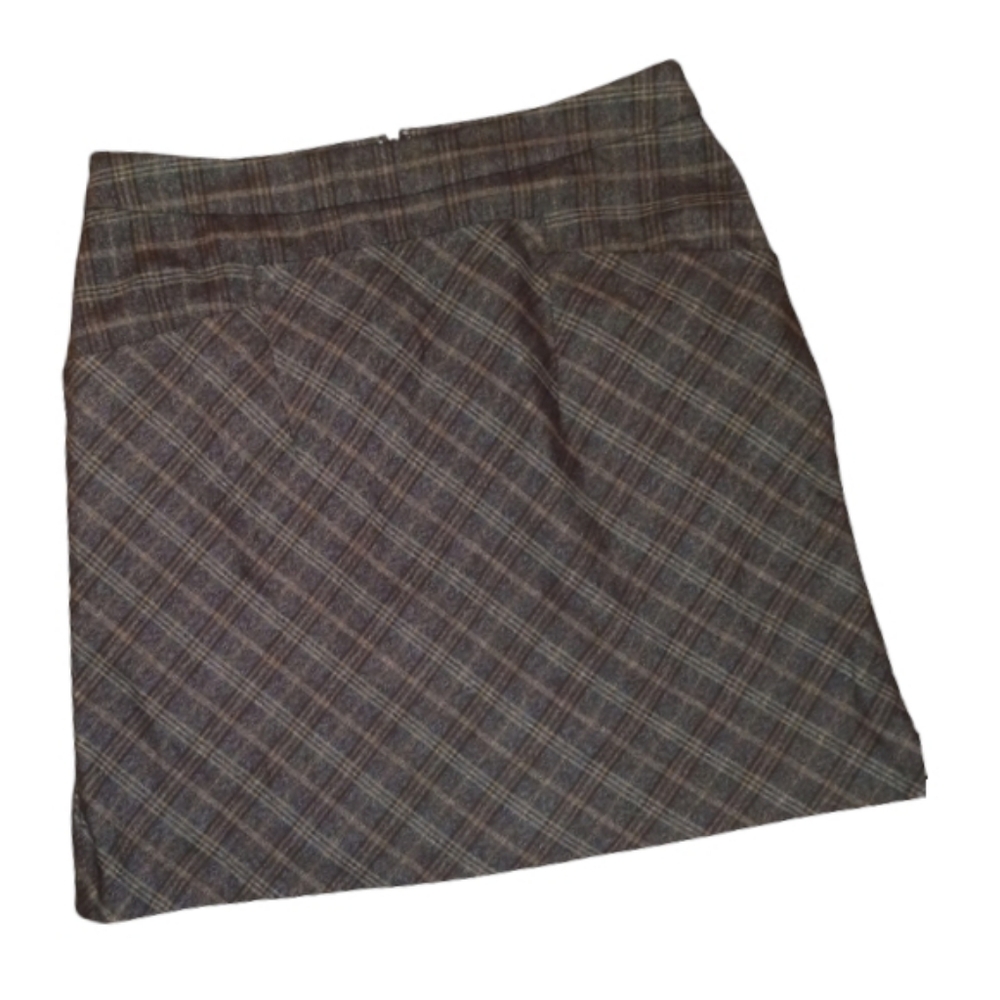 NINE WEST Plaid Mini Skirt